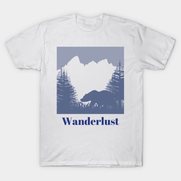 Wanderlust T shirt T-Shirt by Soraya7stars